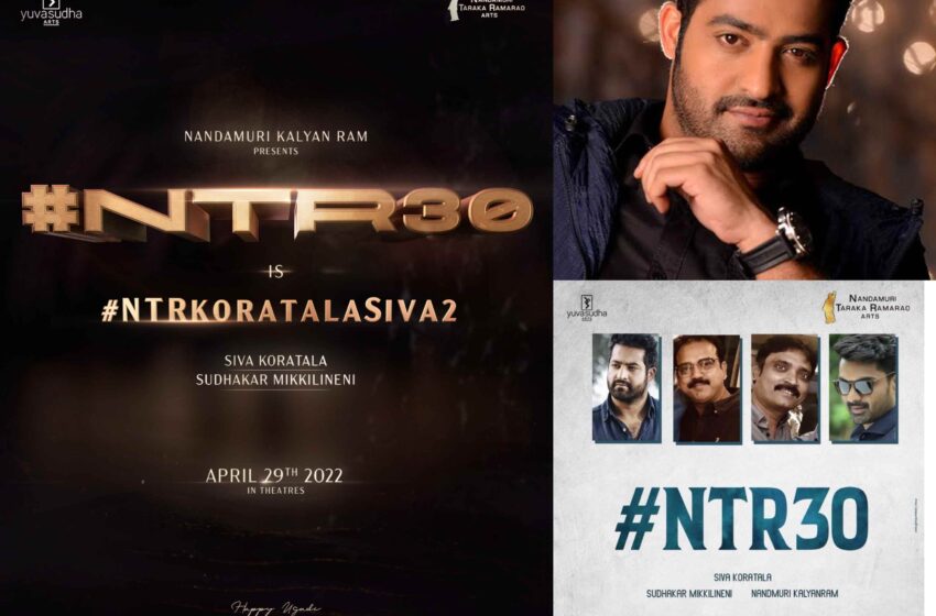  Jr. Ntr and Koratala Siva collaborate for the second time for a massive Pan India project