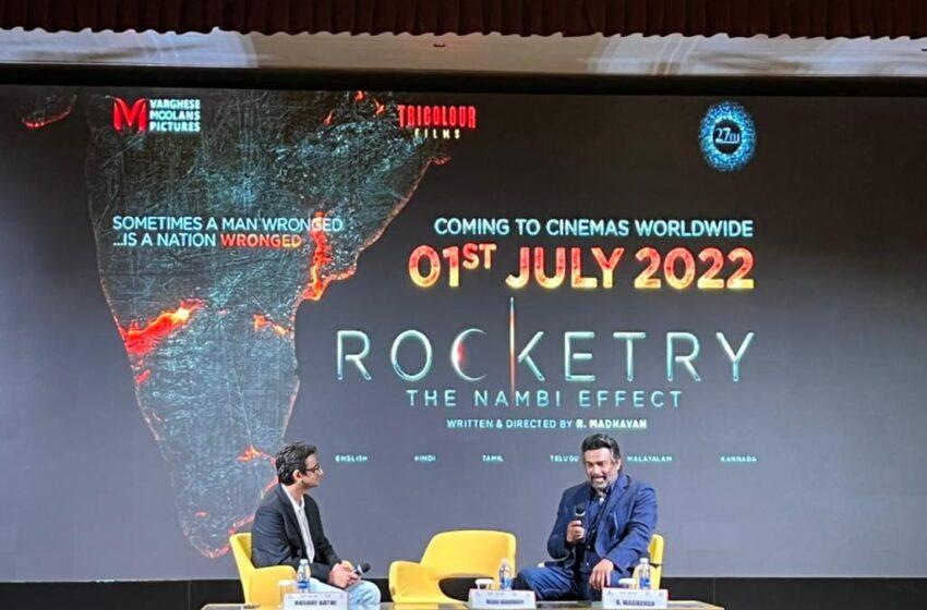  R Madhavan’s “Rocketry: The Nambi Effect” trailer gets a standing ovation at Dubai Expo 2022