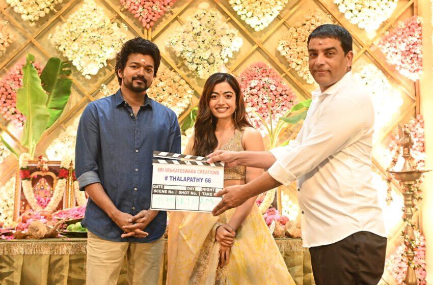  Thalapathy Vijay’s 66th Film With Vamshi Paidipally & Dil Raju Launched, Regular Shoot Commenced