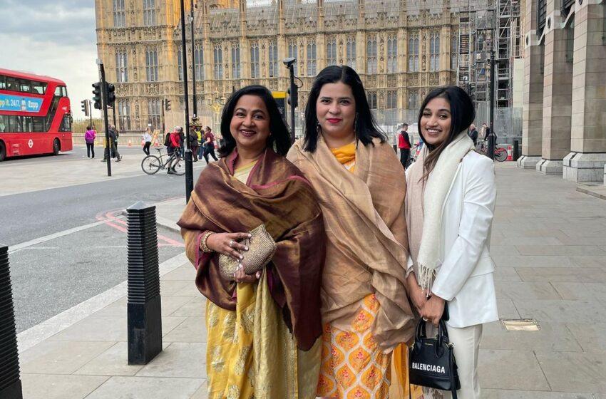  Radikaa Sarathkumar receives award for her achievements in the UK Parliament