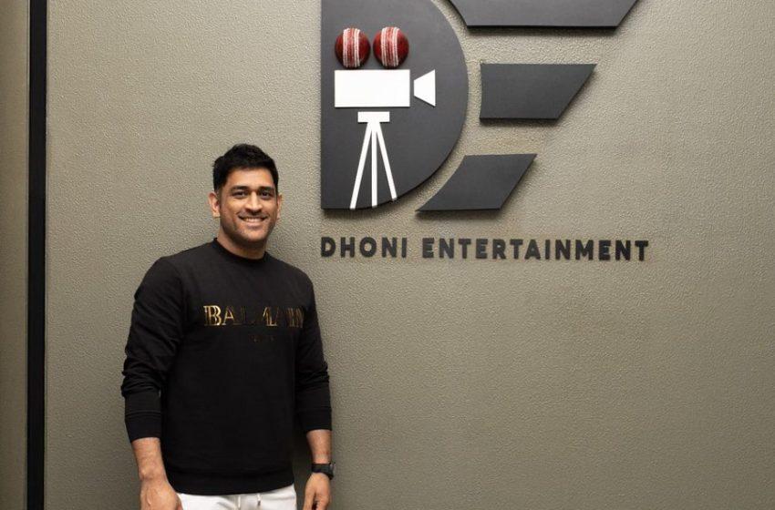  Dhoni Entertainment forays into mainstream film production with a Tamil film