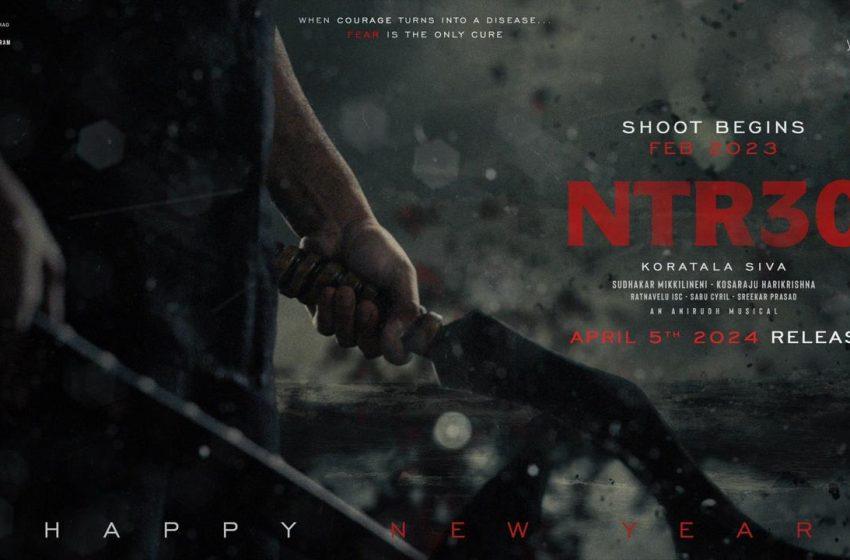  NTR30 eyeing a worldwide release on April 5th, 2024!