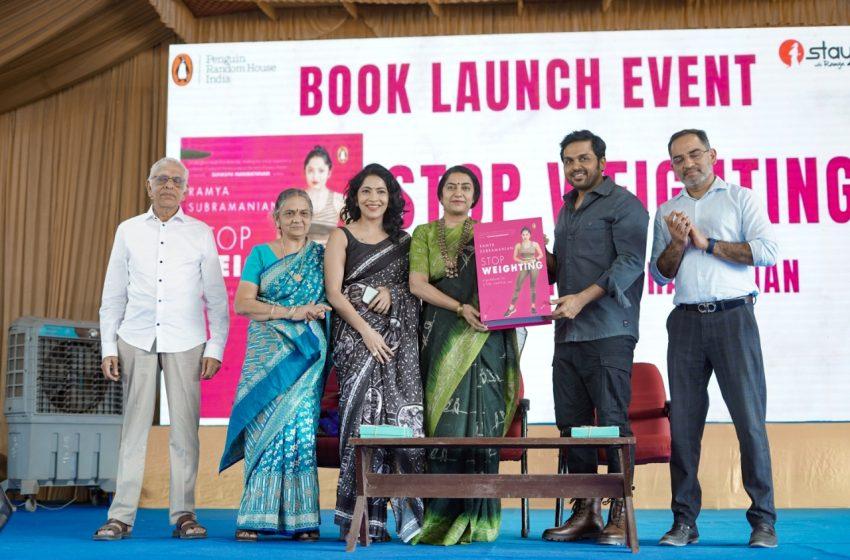  Actors Karthi and Suhasini Manirathnam launch Ramya’s ‘Stop Weighting’ Book at Chennai International Book Fair 2023