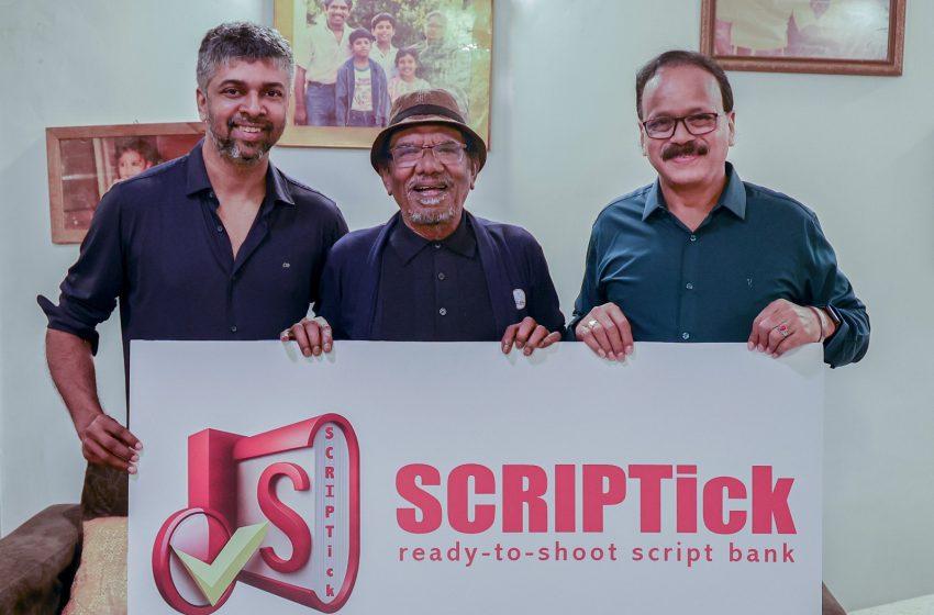  SCRIPTick is officially launched today by Legendary Filmmaker ‘Iyakkunar Imayam’ Thiru Bharathirajaa