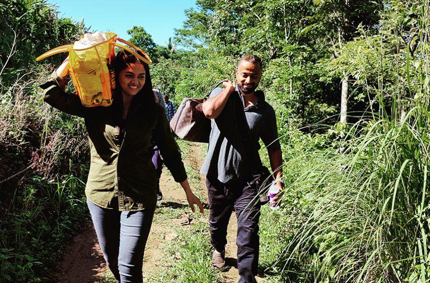 When actress Sunaina walked miles carrying her belongings during the ‘Regina’ shoot!