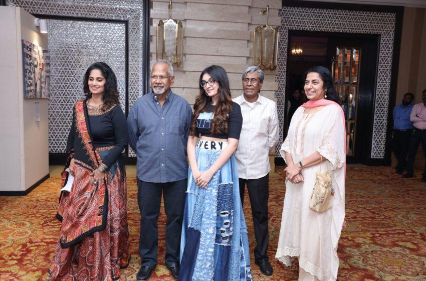  Filmmaker Mani Ratnam and Music Director A.R. Rahman visit Actress Shamlee’s solo art show “SHE”