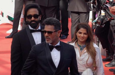 ”Vishnu Manchu Shines on Cannes Red Carpet;Kannappa team makes heads turn as they attend the prestigious 77th Cannes Film festival”